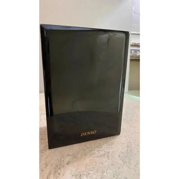 Denso Black Gold Floral Print Hinged Double Wall Bifold Folding Picture Frame ne - Picture 8 of 13